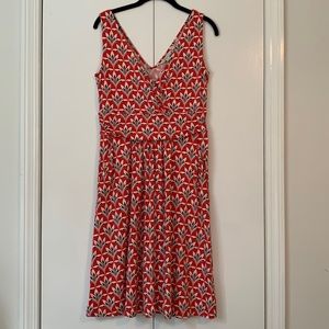 Boden faux wrap dress, US size 8R, UK size 12R